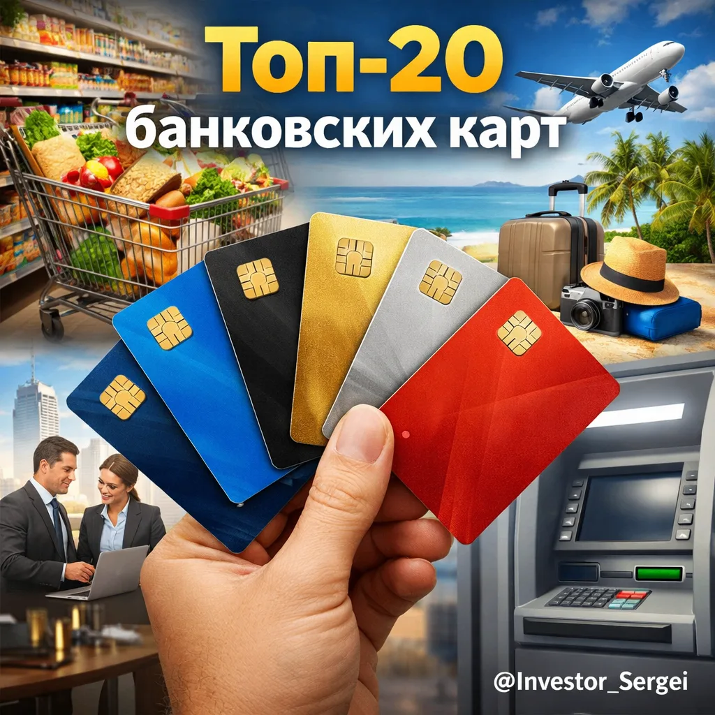 Мой топ-20 банковских карт

Итак, завожу новый рейтинг лучших банковских карт на случай вступления в