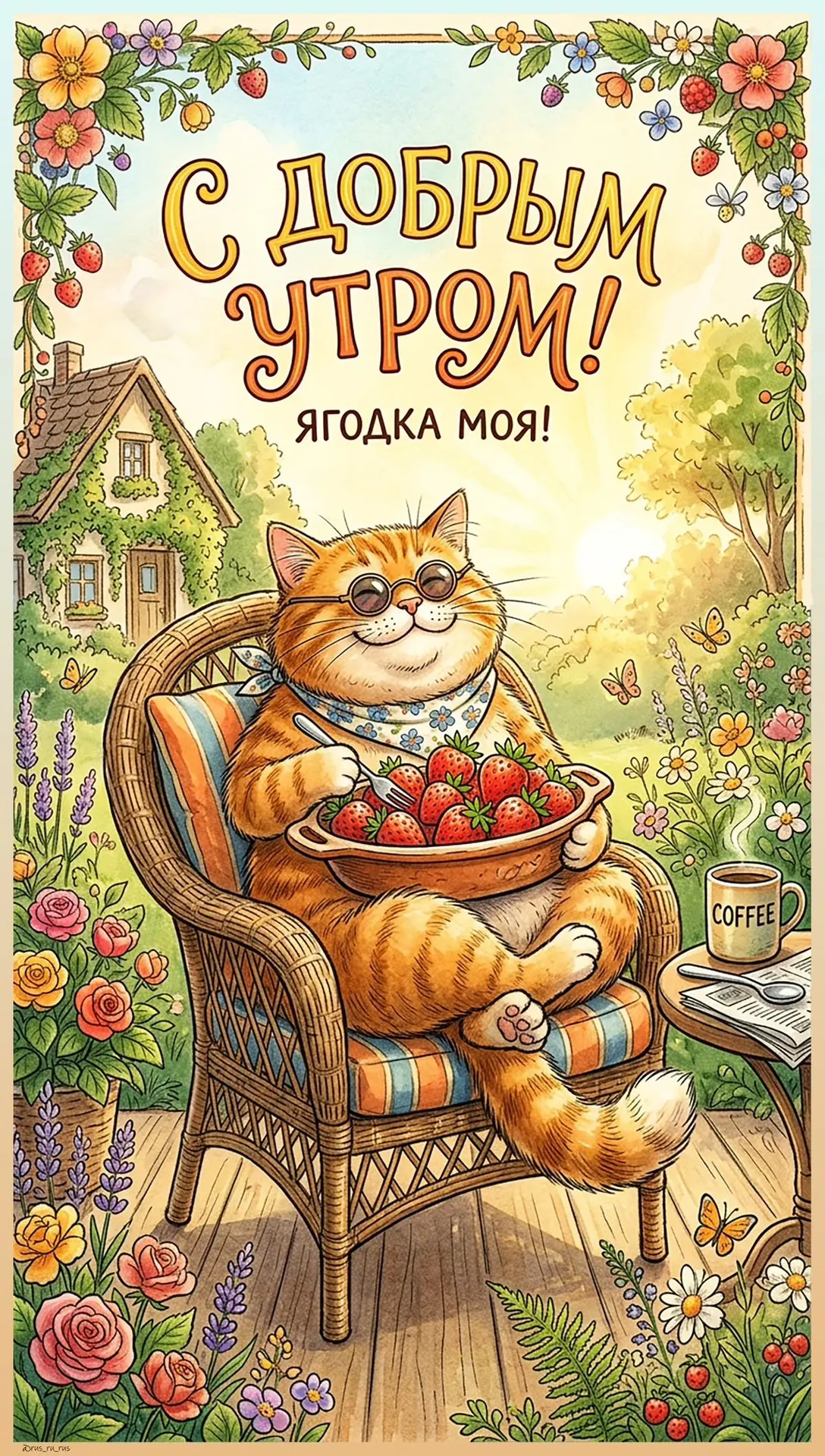 #ДоброеУтро

Вселенная открыток 💜
Второй канал 👉 Православные открытки