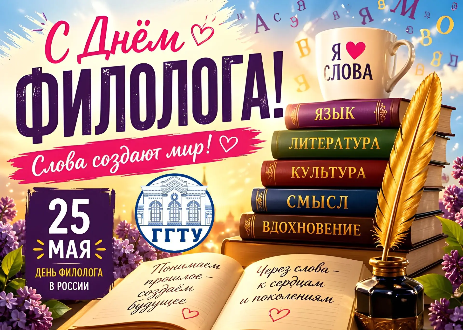 Сегодня, 25 мая, в нашей стране отмечается День филолога  Мы чествуем выпускников и преподавателей н