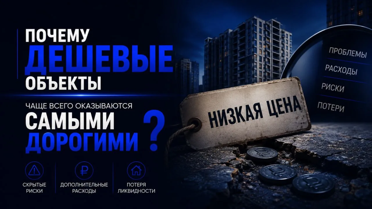 Почему дешевые объекты чаще всего оказываются самыми дорогими?