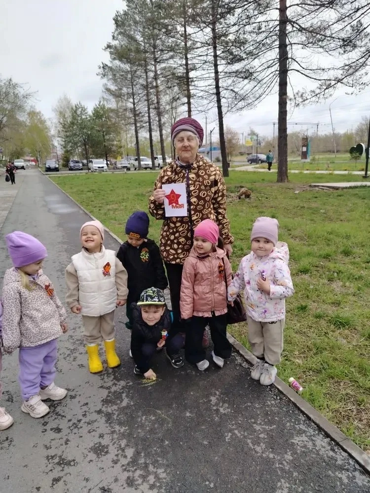 🌷 С Днём Победы! 🌷  В преддверии 9 Мая в нашей группе №4 прошла трогательная акция, посвящённая само