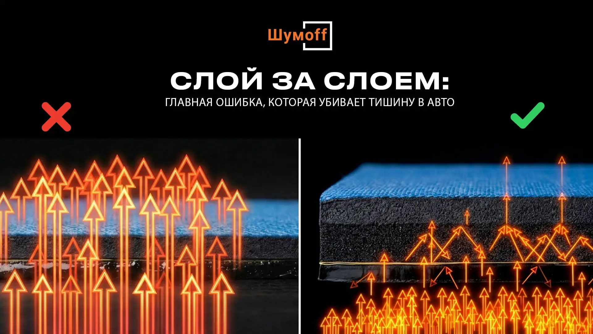 СЛОЙ ЗА СЛОЕМ: ГЛАВНАЯ ОШИБКА, КОТОРАЯ УБИВАЕТ ТИШИНУ В АВТО

Мир автозвука и шумоизоляции полон миф