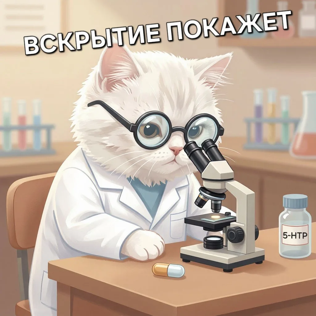 🔬 Вскрытие покажет: 5-HTP

Рубрика «Вскрытие покажет» возвращается. Мы — Суть Силы, и мы снова дост