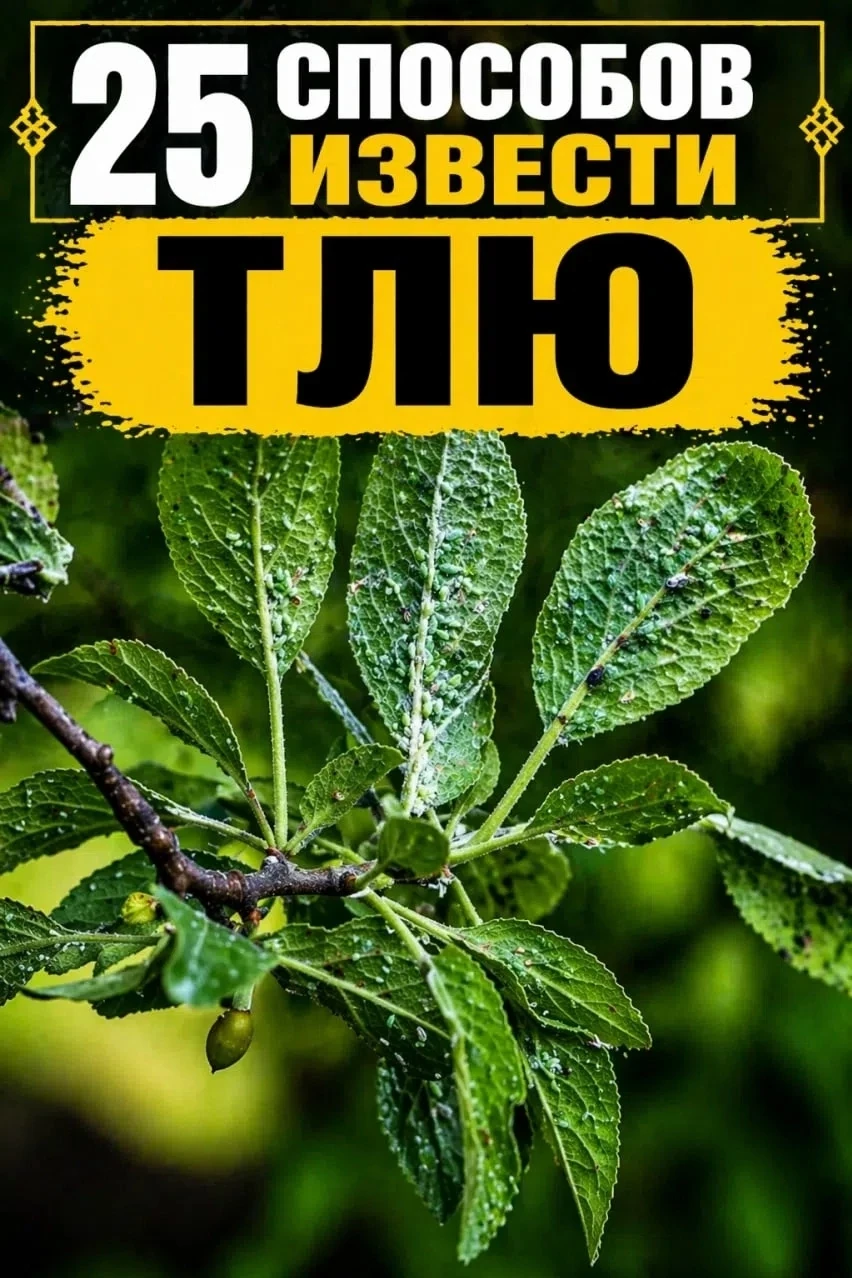 25 СПОСОБОВ ИЗВЕСТИ ТЛЮ 
Тля может уничтожить посадки за считанные дни, но я давно перестала паников
