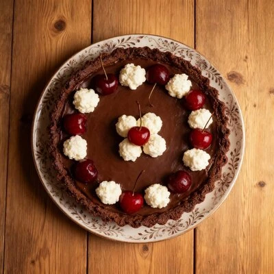Шоколадный пирог с творожными шариками и вишней 🍫🍒

Этот пирог будто бы создан для праздника вкуса