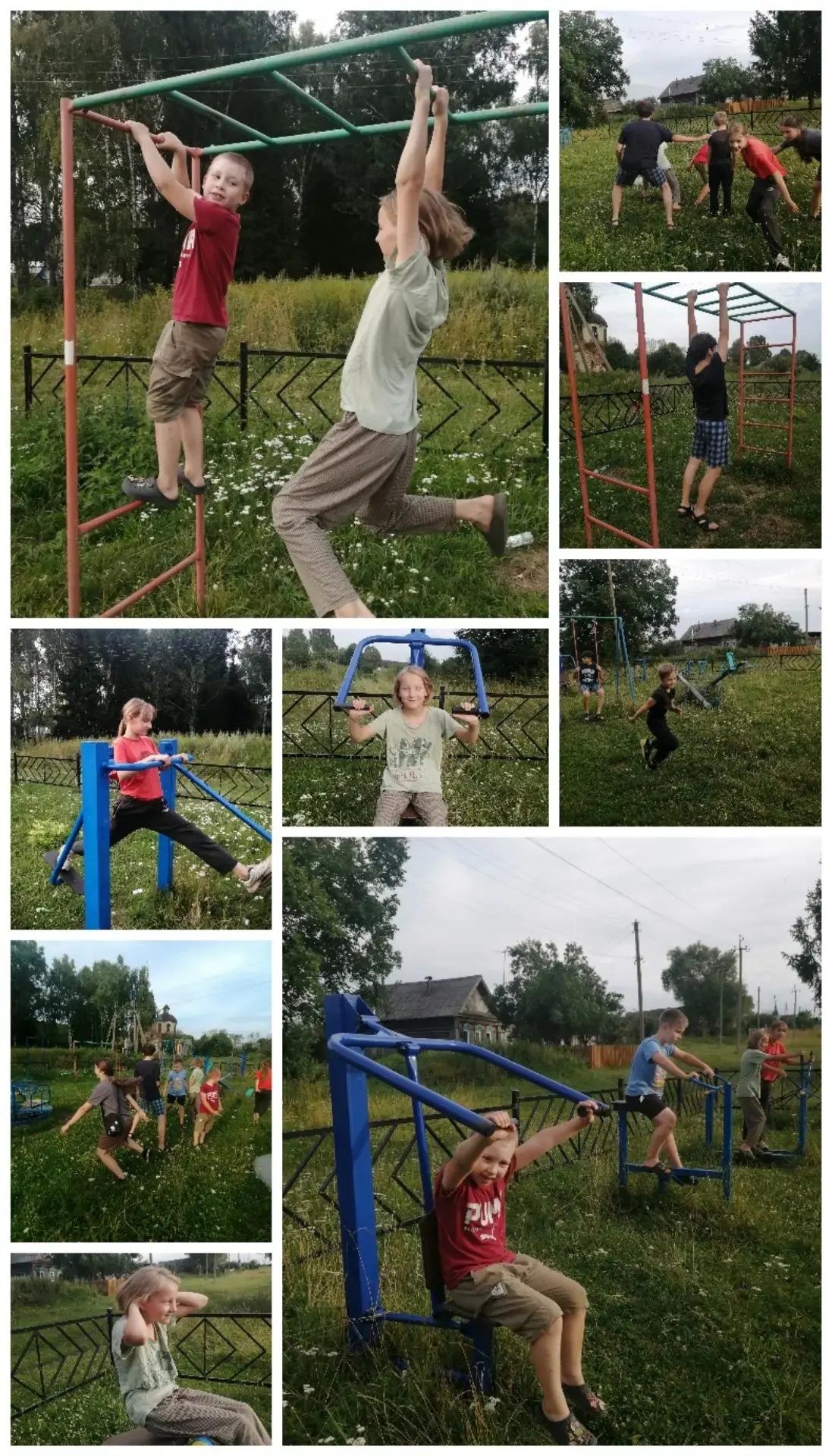 23 июля на оздоровительной площадке собрались любители спорта. Все ребята активно включались в эстаф