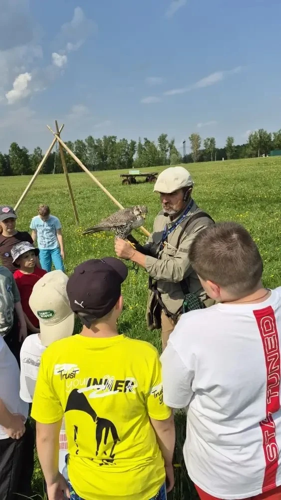 ☀️💛 Ребята 4в класса посетили центр Соколиной охоты. Увлекательный квест, лекция в музее, знакомство
