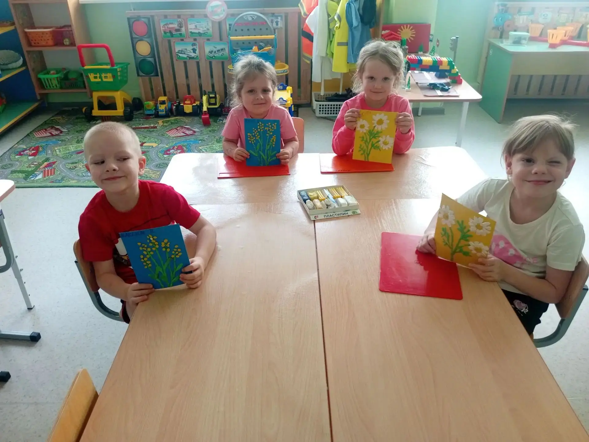 "Пластилинография:  полевые цветы"🌻