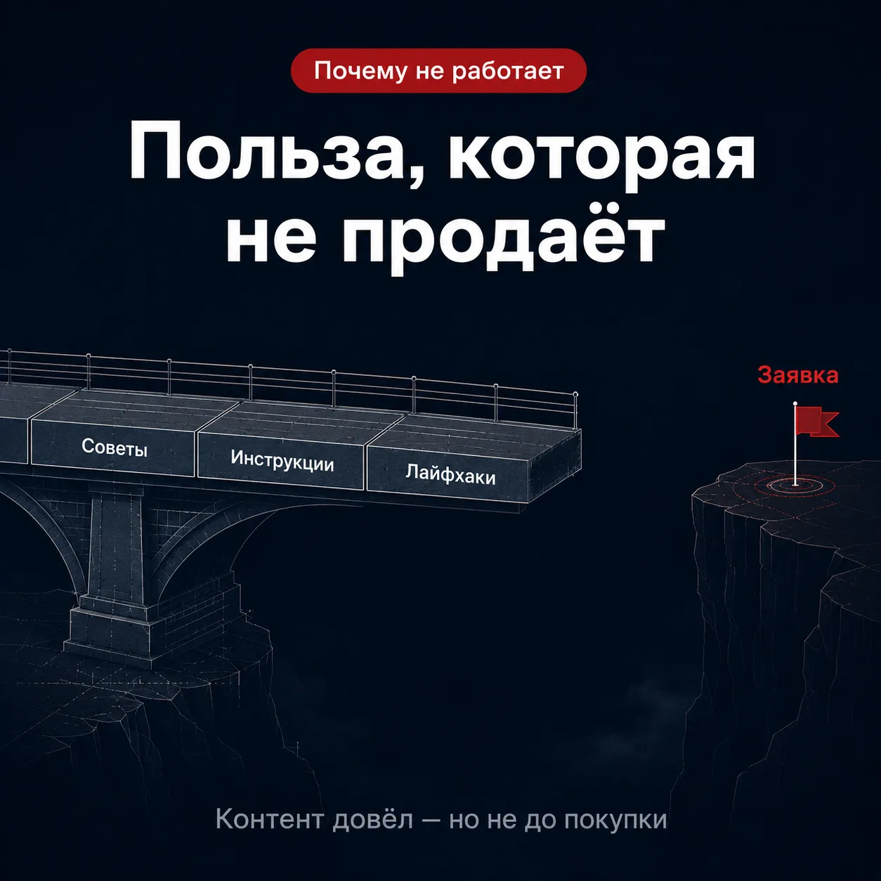 Ловушка «полезного» контента: почему ваши советы мешают вам продавать?

Многие владельцы каналов сов