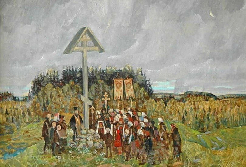 Радоница.  Они сегодня у ворот нас ждут... Стоят и смотрят, смотрят на дорогу... «Твои придут?» , «К