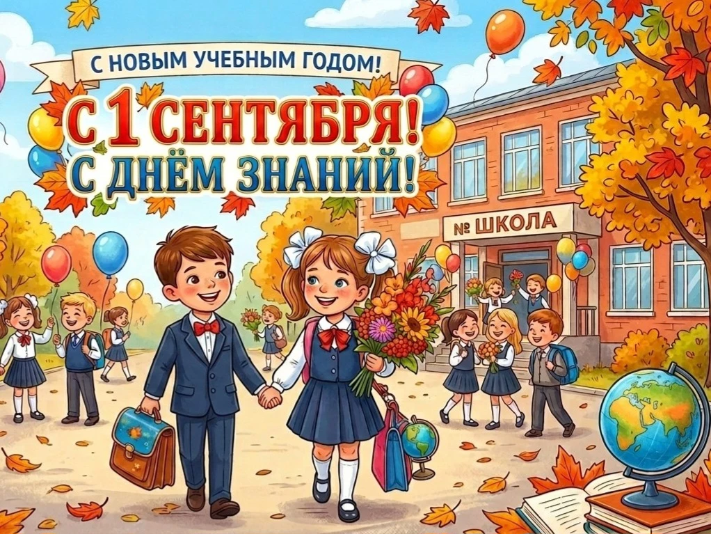 🍂 Поздравляем с 1 сентября - Днём знаний!