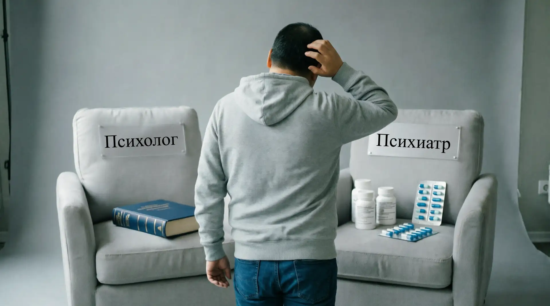 Психиатр и психолог: в чём разница 🧠

— Пойду к психологу, пусть выпишет антидепрессанты.

Стоп. Пс