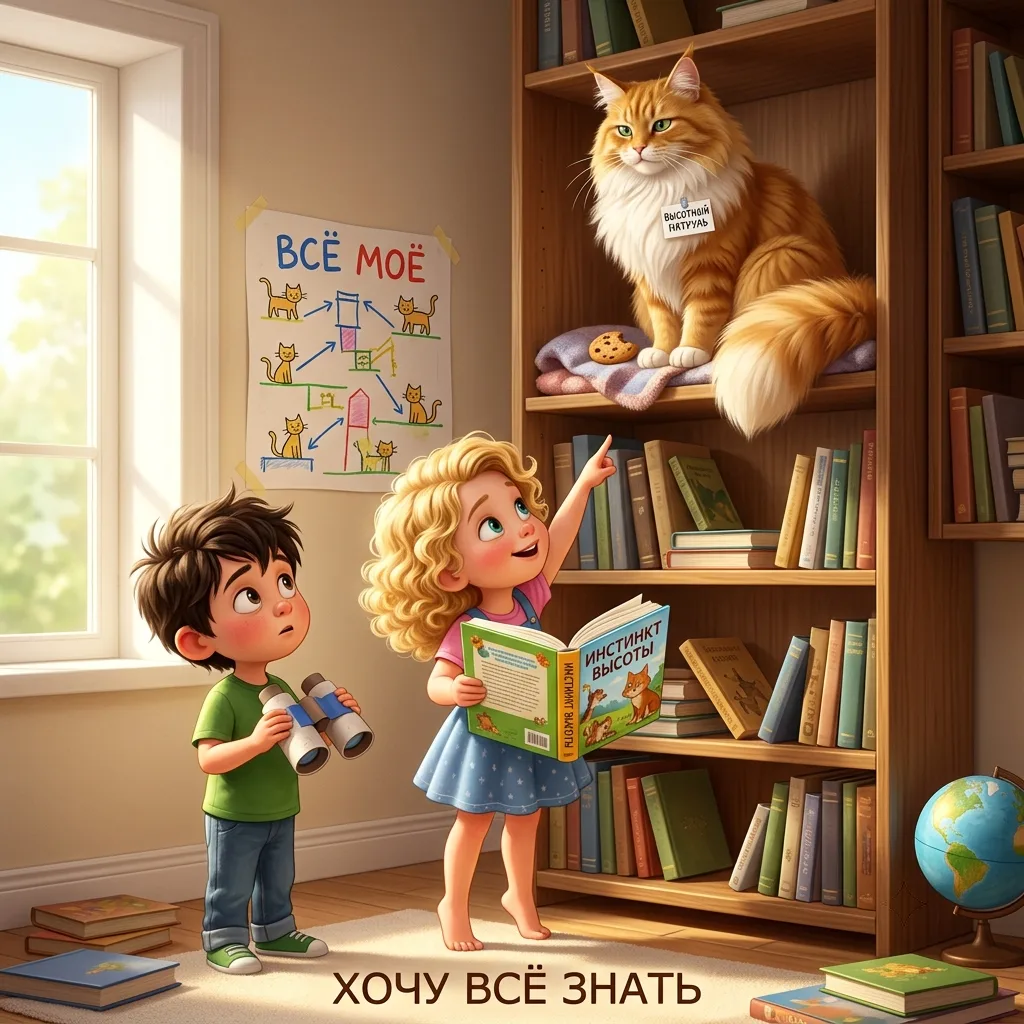 Почему кошки так любят забираться повыше 

На шкаф, холодильник или книжную полку? Инстинкт! В дикой