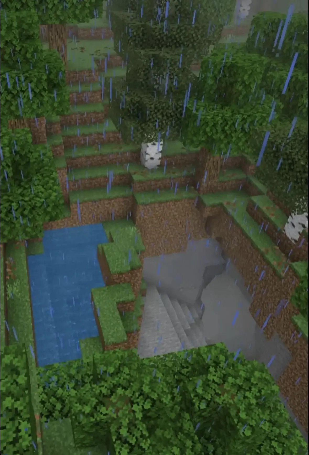 Иногда Minecraft ведёт себя очень странно.

Например:

моб стоит и смотрит на тебя
ничего не делает.