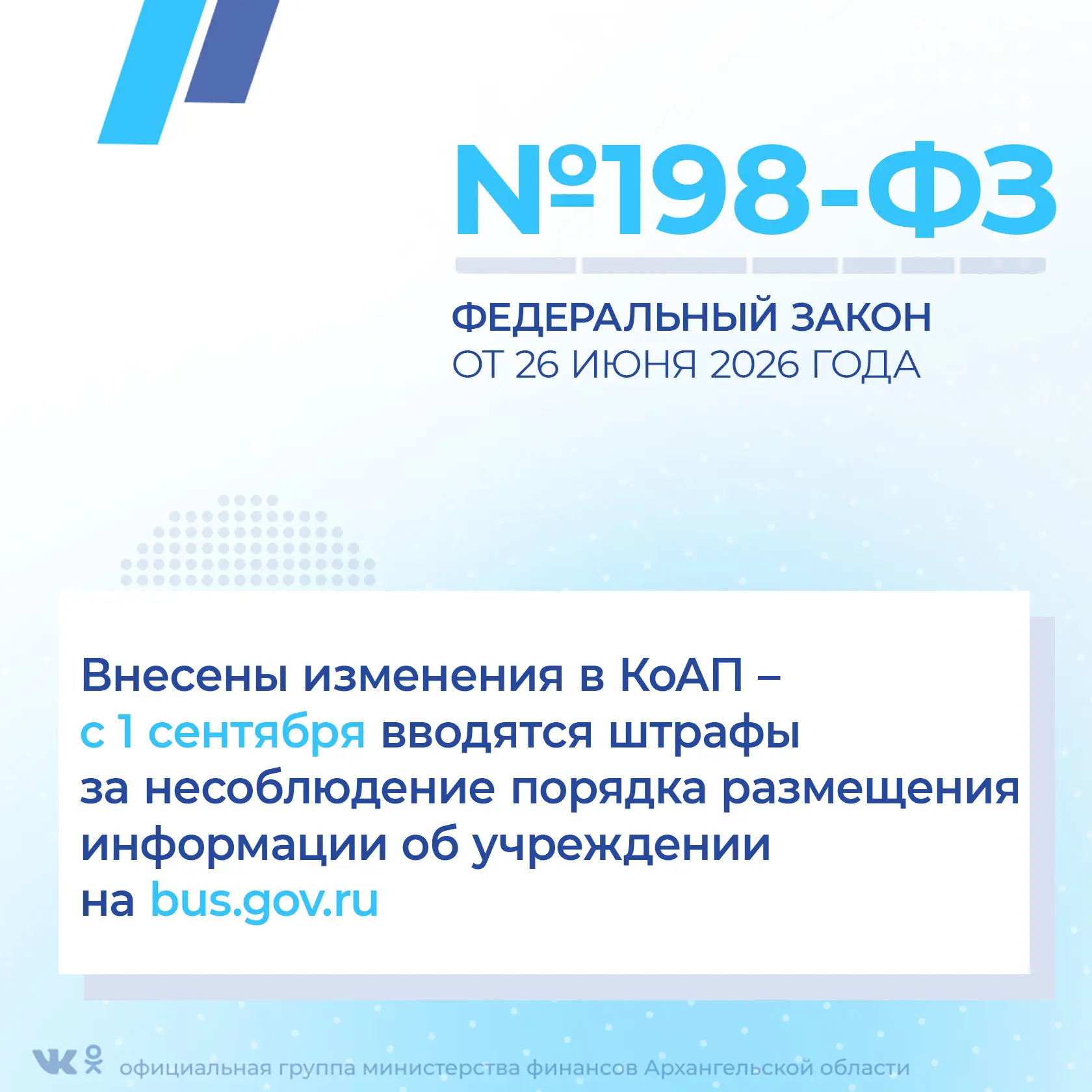 Федеральным законом от 26 июня 2026 г. № 198-ФЗ внесены изменения в Кодекс Российской Ф...