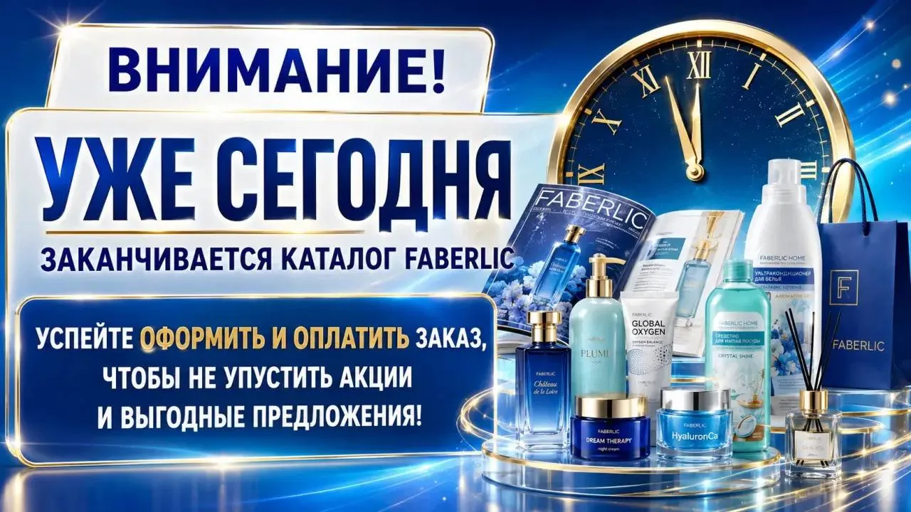 Друзья, добрый день. Напоминаю, сегодня заканчивается каталог №12.
