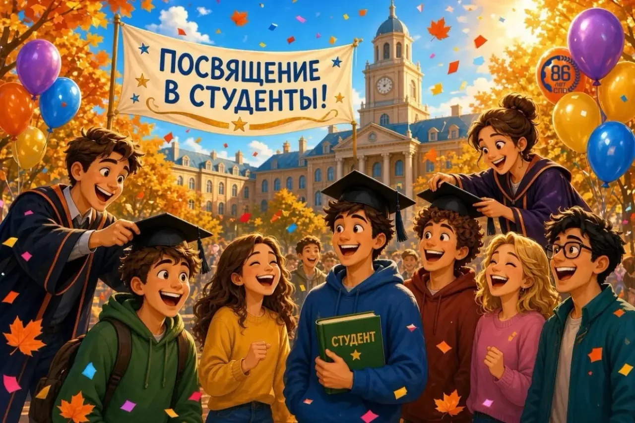 🎓 ПОСВЯЩЕНИЕ В СТУДЕНТЫ — 2 ОКТЯБРЯ!