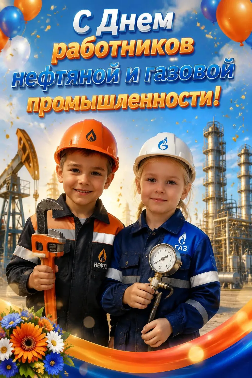6 сентября — День работников нефтяной и газовой промышленности! 🎉