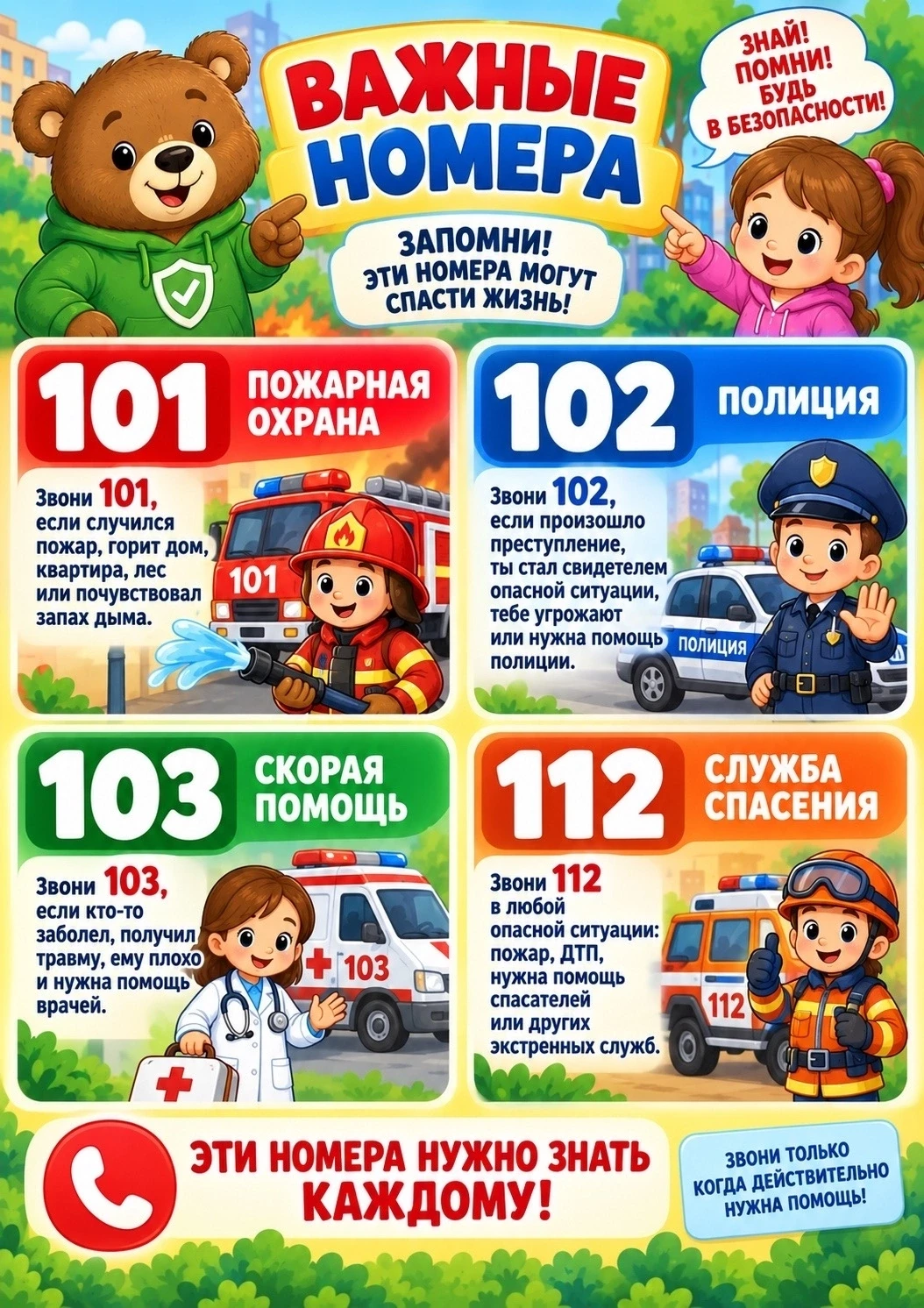 🛡️ Безопасность ребенка — главная задача взрослых!