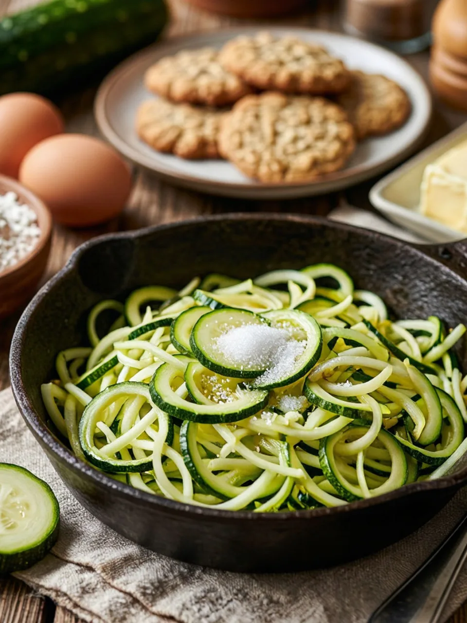 ПЕЧЕНЬЕ ИЗ КАБАЧКА БЕЗ ВКУСА КАБАЧКА: ОДИН ШАГ, КОТОРЫЙ СПАСАЕТ ТЕКСТУРУ