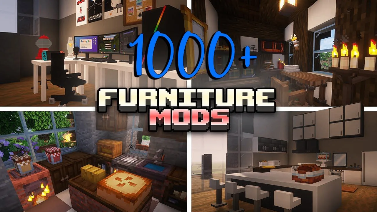 Аддон 1000+ Furniture

С эти дополнением вы сможете украсить свой дом, особняк или небоскрёб практич