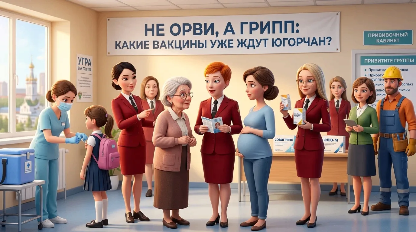 💉 Не ОРВИ, а грипп: какие вакцины уже ждут югорчан в поликлиниках?