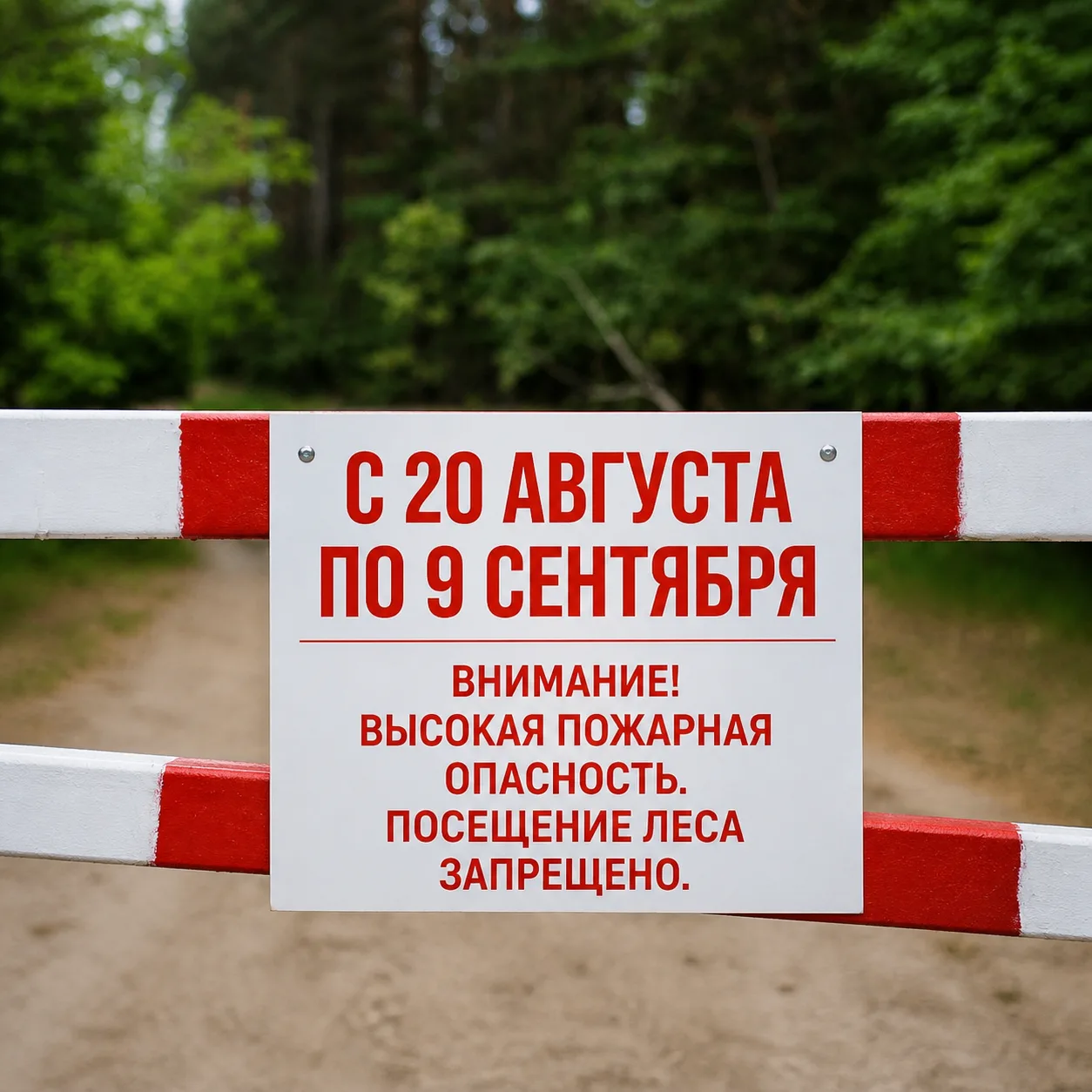 ГКУ КК «Управление ООПТ Краснодарского края» призывает строго соблюдать правила пожарно...