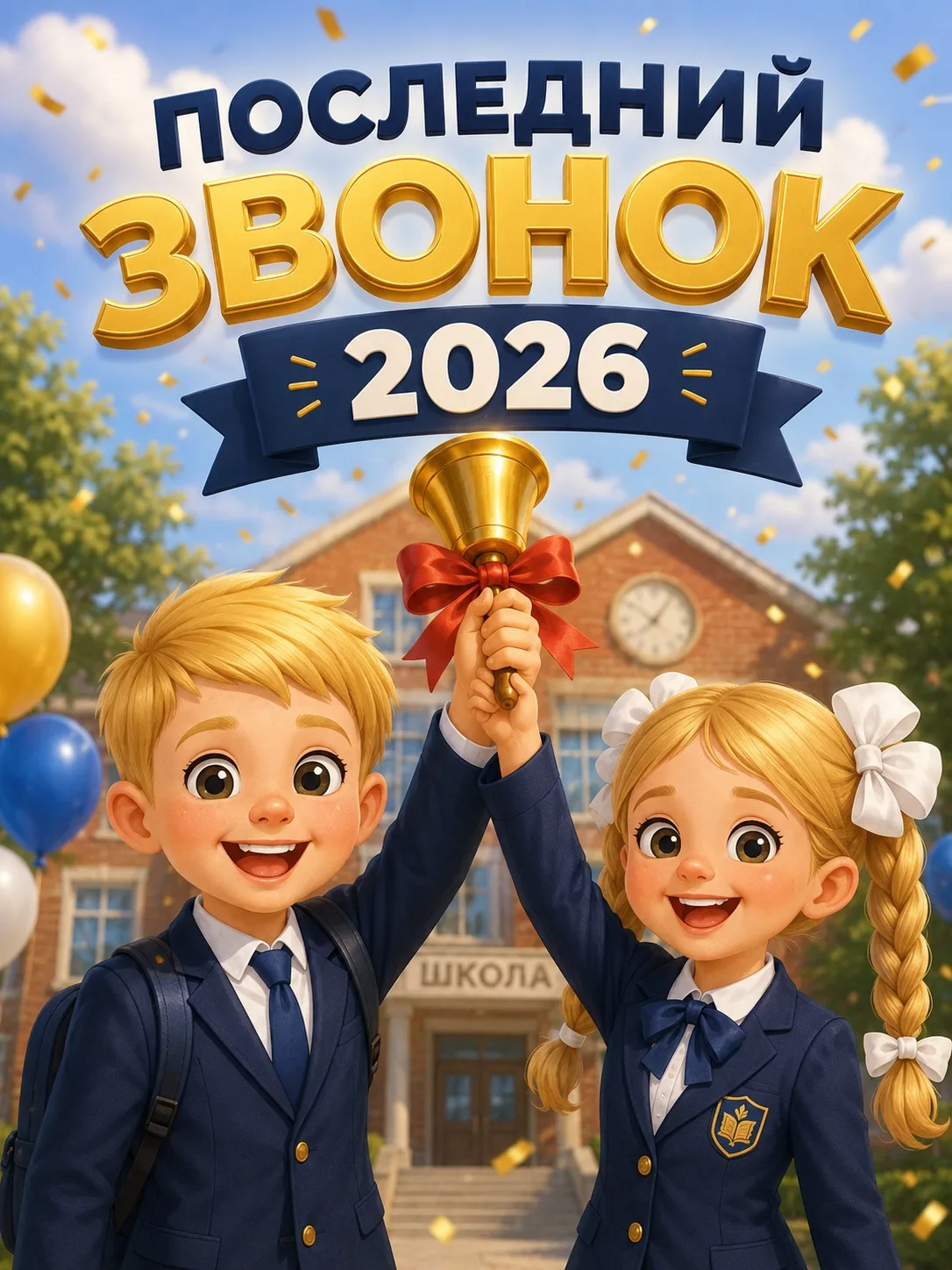 Сегодня прозвучал последний звонок 🛎️
