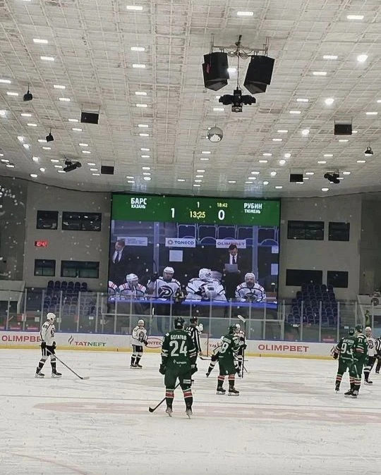 16 марта 2026 года
🏒 Во Дворце спорта г. Казани ул. Московская д.1

Итоговая победа «Барса» со счет