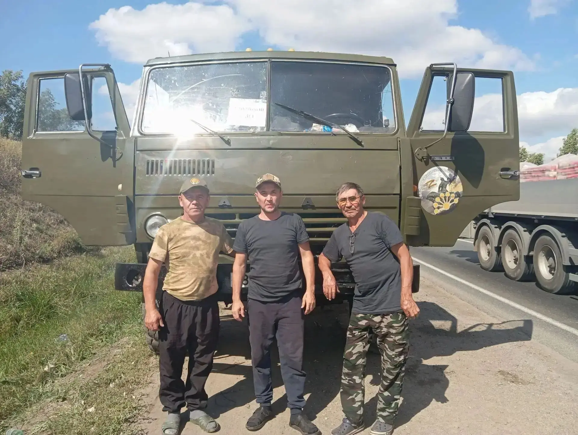 🚛Салаватский район доставил в зону СВО "КамАЗ", который доехал своим ходом