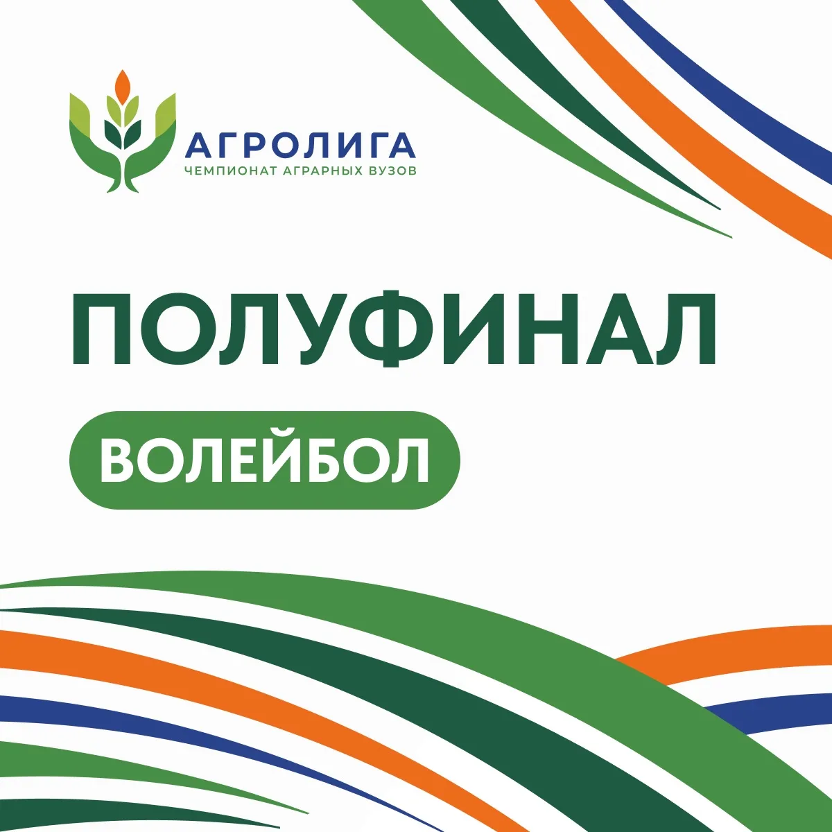 🏐 Четвертьфиналы завершены — и определились полуфиналисты «АгроЛиги» по волейболу!