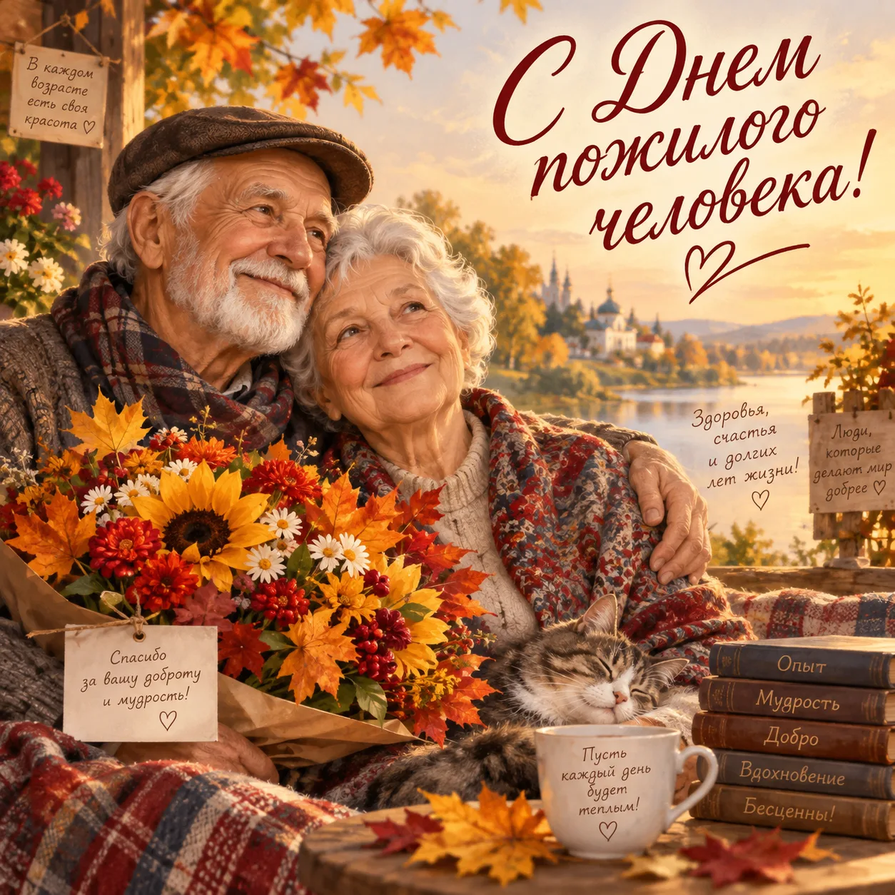 С Международным днём пожилых людей — праздником мудрости, добра и сердечного тепла!