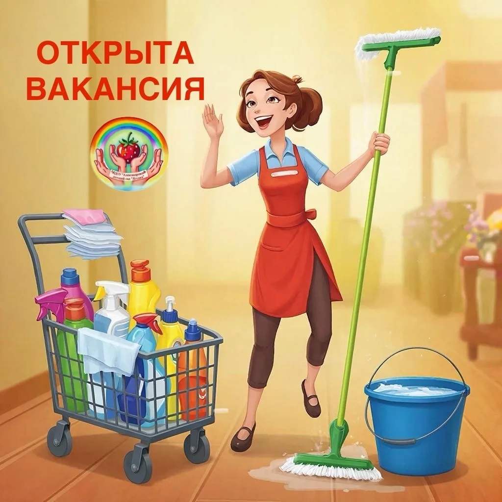 В детском саду открыта вакансия 
УБОРЩИКА СЛУЖЕБНЫХ ПОМЕЩЕНИЙ!

По всем вопросам обращаться по тел 8