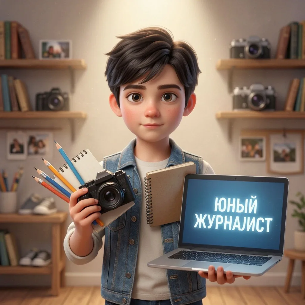Приглашаем детей 12–17 лет в творческое объединение «Юный журналист»! 🌟