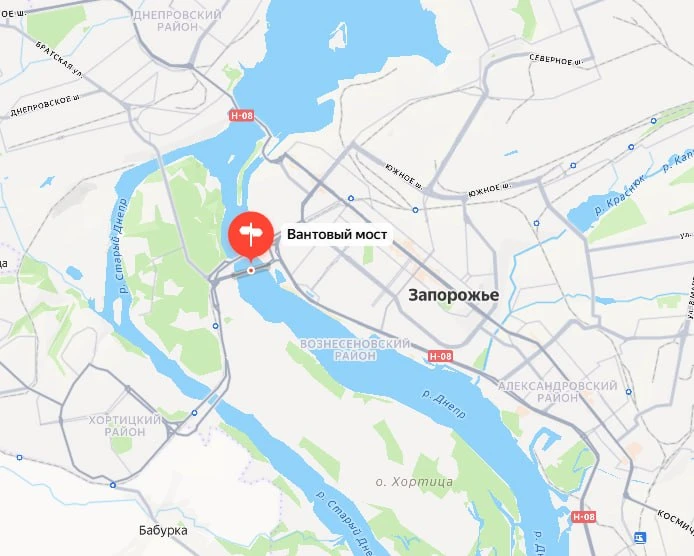 ❗️🇺🇦 Движение по Вантовому мосту в Запорожье перекрыто вследствие ударов ВС РФ, — соо...