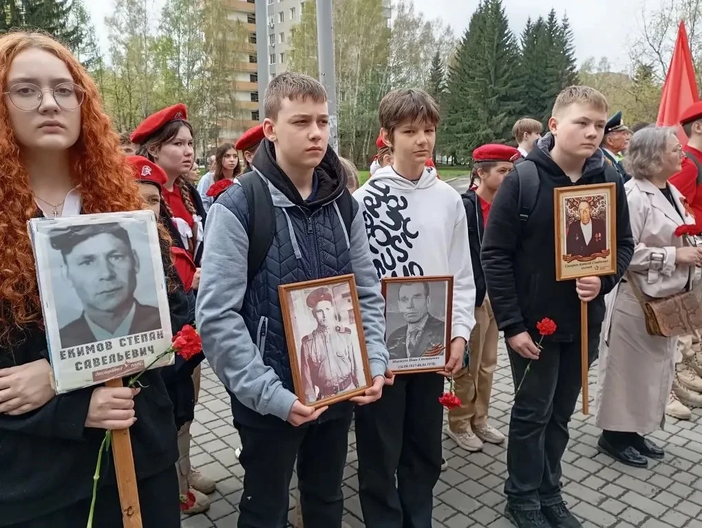Помним, гордимся, чтим! 🕊️  Сегодня, в преддверии Дня Великой Победы, Кировский район стал центром т