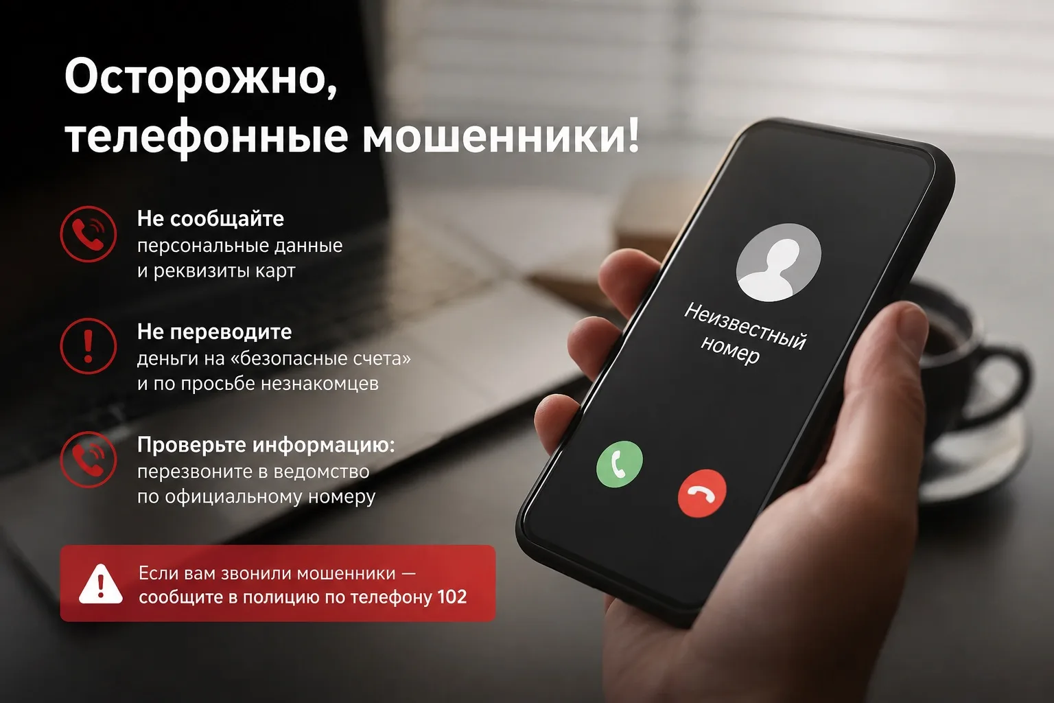 📞 Вам звонят и представляются сотрудником полиции, МВД, ФСБ или другого правоохранител...
