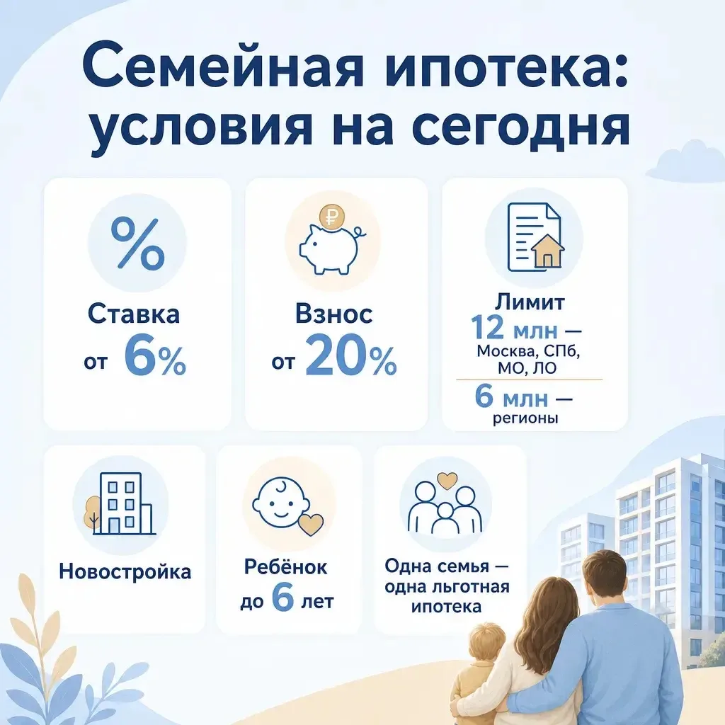 Семейная ипотека с 1 октября: что меняется и стоит ли паниковать?⁣⁣⠀
