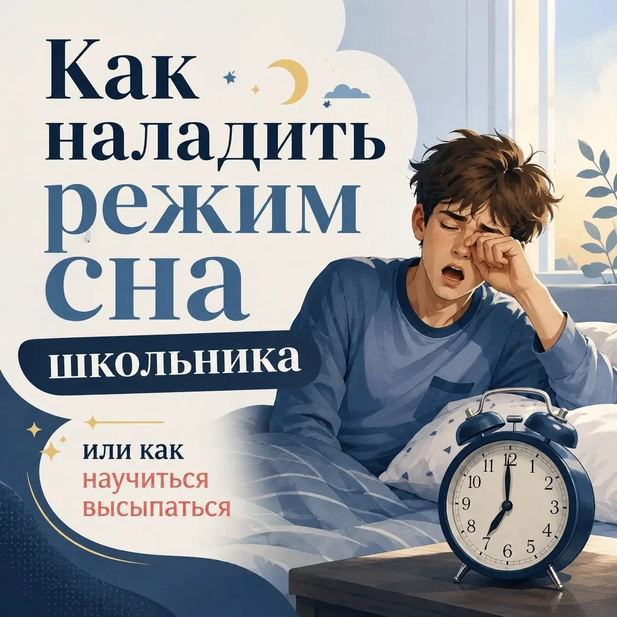 Как наладить режим сна школьника или как научиться высыпаться