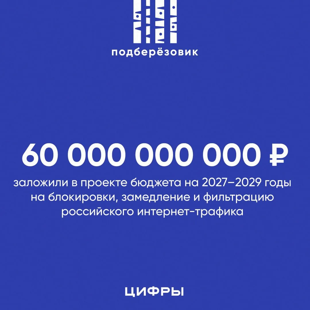 🌐 60 миллиардов рублей потратят на контроль Рунета
