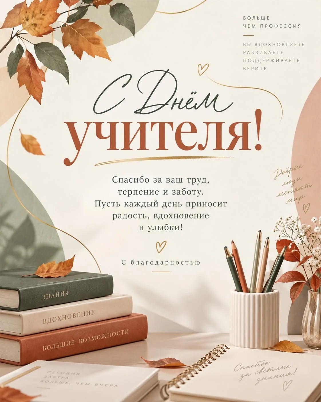 С Днём учителя! 📚🍁