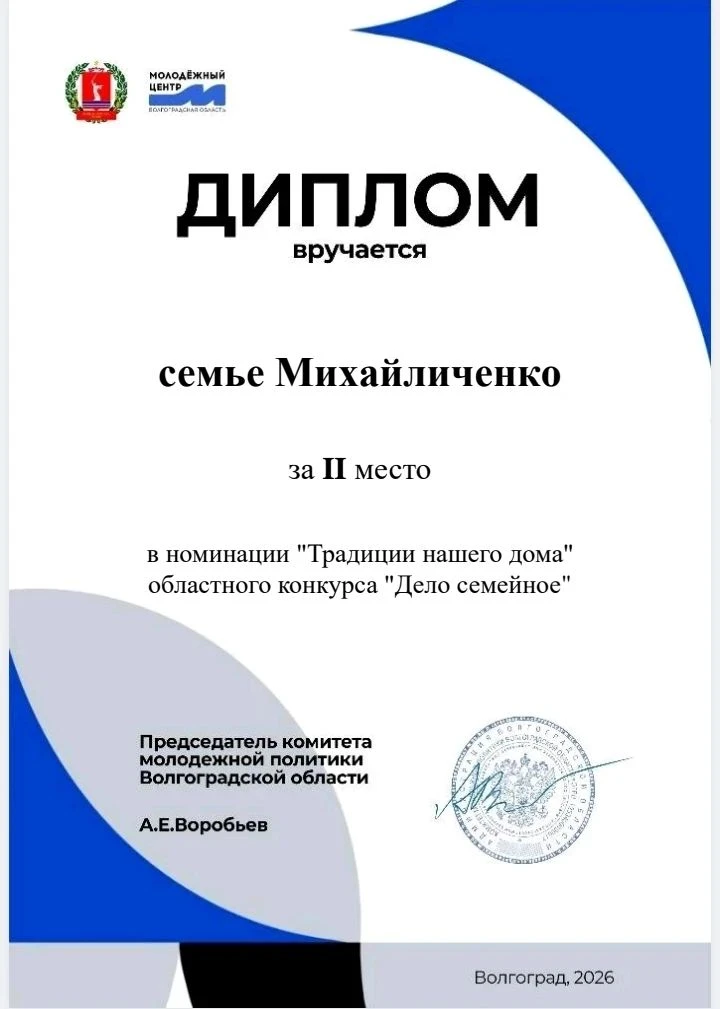 ✅Итоги регионального конкурса "Дело семейное"