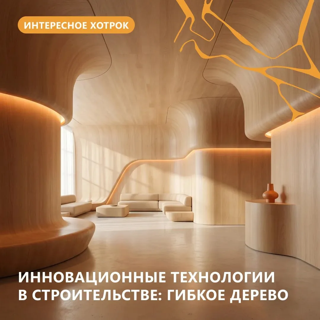 Гибкая доска: дерево, которое повторяет любую форму ⬇️