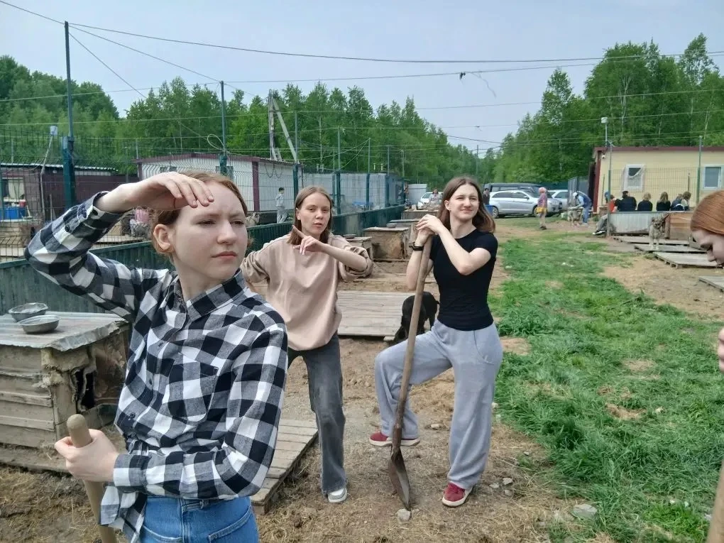 Лучший урок доброты прошел вне стен школы ❤️‍🩹  10 «Б» класс побывал в приюте «Ангел-хранитель». Вме