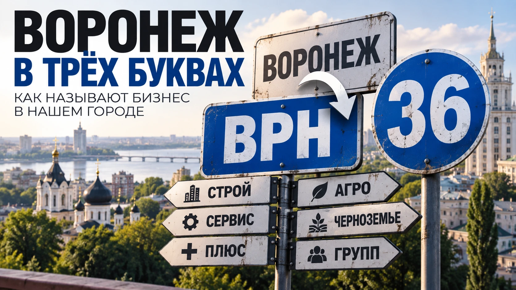 На три буквы: названы самые популярные имена воронежского бизнеса