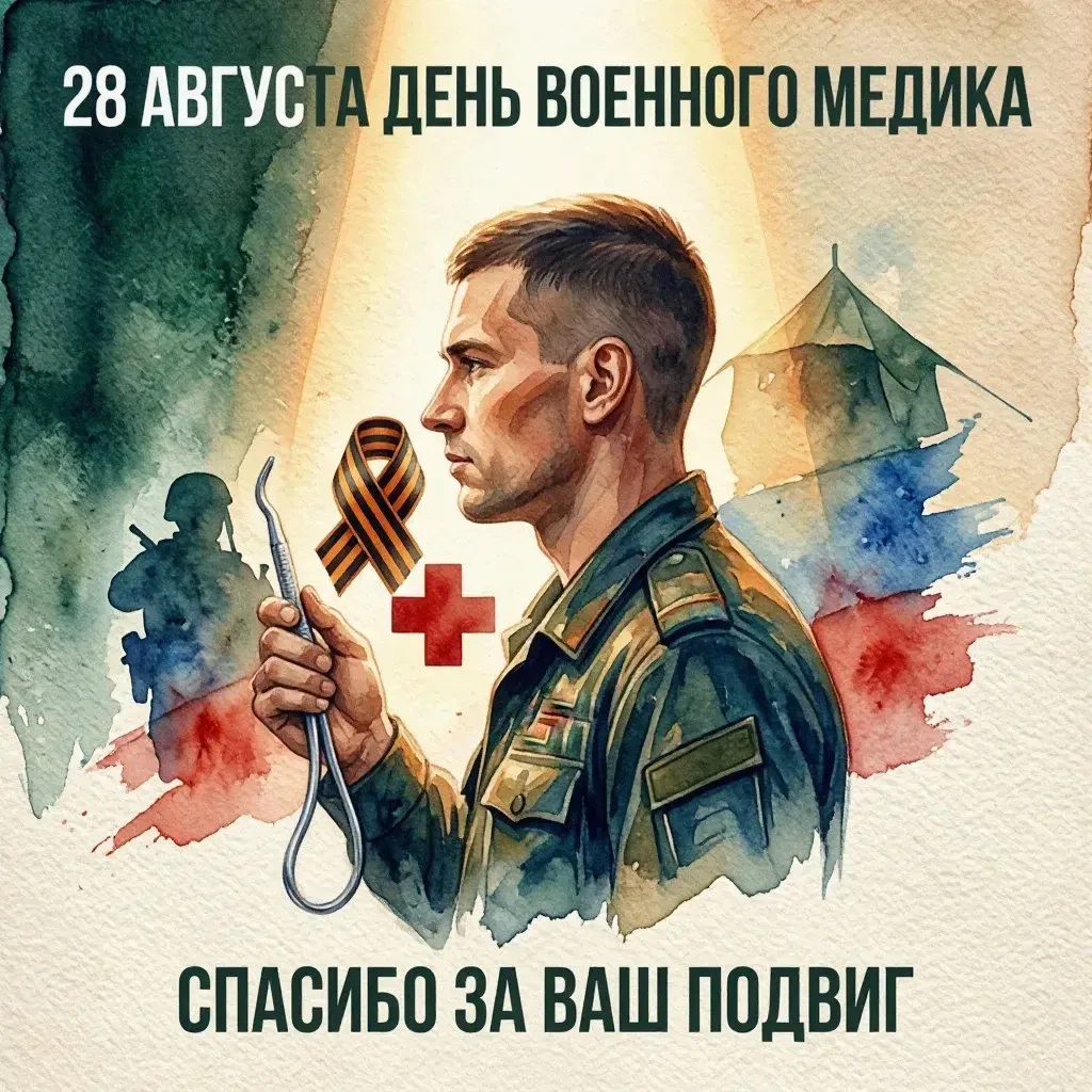 🎉 28 августа - День военного медика! 🎉