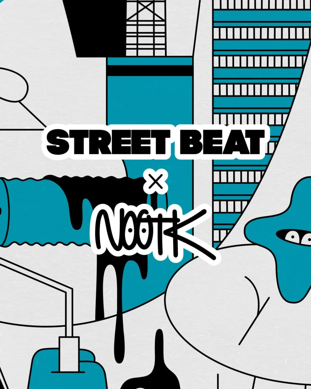 Коллаборация STREETBEAT x NOOTK, вдохновленная Москвой и ее городской культурой.