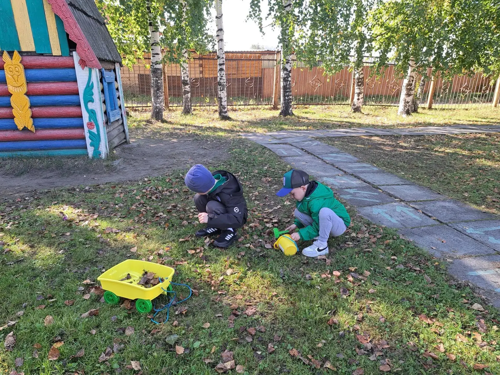 В один из ярких, солнечных осенних дней воспитанники подготовительной группы стали наст...