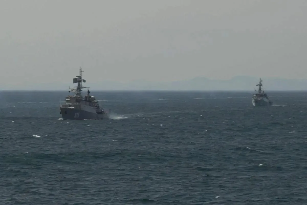 ⚓🇷🇺 "МПК-82" и "МПК-107" КТОФ на учениях у берегов Камчатки. 2026