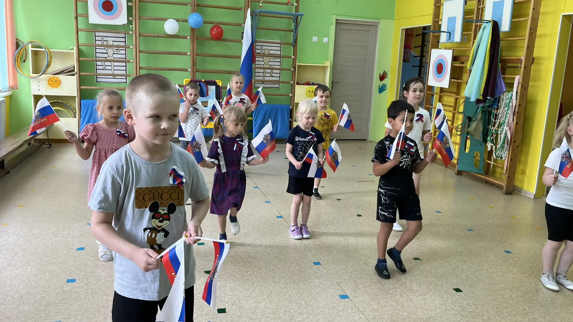 🇷🇺 День флага в детском саду: эстафеты и флешмоб! 🤍💙❤️